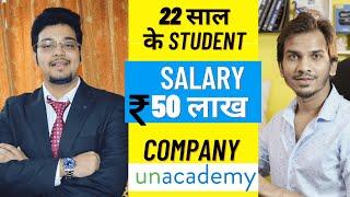 How a 22-Year-Old Student Received a 50 Lakh Package from Unacademy? | Sachin Rana (IITB) Interview