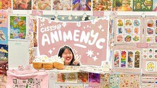 55,000+ attendees?!  my first convention experience at animeNYC!  artist alley vlog