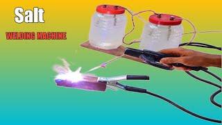 How To Make 220V Free Welding machine using 2kg salt water at home