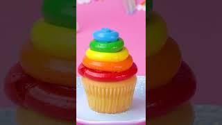  Amazing RAINBOW Cupcake For You #Shorts