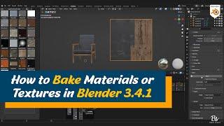 How To Bake Materials and Textures in Blender 3.4.1