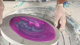 515. Sheleeart - Acrylic Fluid Art - Bigger Cap!