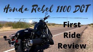 First Ride! Honda rebel 1100 Review DCT Dual Clutch Transmission with Top Speed from MotoCity