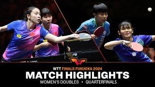 Chen/Qian vs Li/Cheng | WD QF | WTT Finals Fukuoka 2024