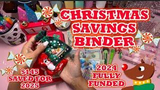  Ho! Ho! Ho! Fully Funded 2024 Christmas Savings  $145 for 2025 Christmas Cash Envelope System