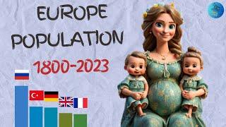 How Has Europe's Population Changed Over Two Centuries?