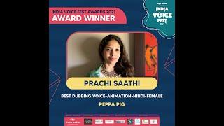 Prachi Saathi - Winner of India Voice Fest Awards 2021