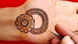 Simple And Stylish Palm Mehndi Design || Teej/Karwachauth/Diwali For all festival easy Mehndi Design