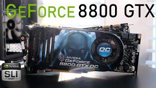 Testing a pair of GeForce 8800GTX in SLI!