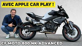 Essai CF Moto 800 NK Advanced – Le SEUL roadster avec Apple Car Play !