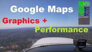 MSFS Microsoft Flight Simulator 2020 - Google Maps Performance + Visuals - Ultra Settings