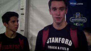 Stanford's Sean McGorty and Grant Fisher After Going 2-6 in 2016 NCAA 5k