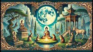 The Moon's Mark: A Buddhist Tale of Selfless Compassion | Jataka Tales