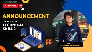 #01 "Series -Techie" Announcement || The Things of Tech skills || By Aditya Raj