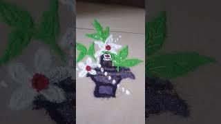 Adhik Mas Shravan Somvar Special Rangoli#shots #shortyoutub #shortvideo #subscribe