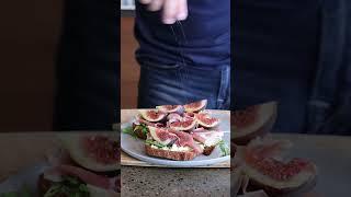 Fig, Stracciatella & Prosciutto Bruschetta