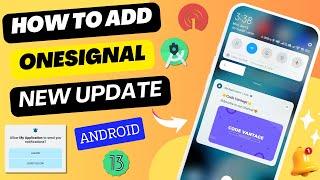 Onesignal Push Notification 2024  | Onesignal Android Studio | Onesignal Firebase Integration