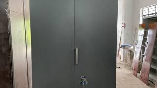 Office Cupboards grey colour powder coated, Super Strong 74kg weight in Coimbatore Tamilnadu