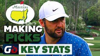 Key stats and tips for making picks for the 2025 Masters