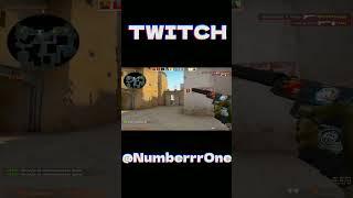 Радуется дефолтным киллам в кс #csgo  #stream #twitch #aunkere