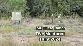 Texas Wildlife Association Adult Mentored Hunt | Mt Lucas Ranch | Tejas Hunt Club