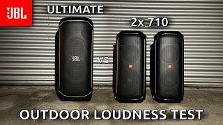 JBL Ultimate vs 2x 710 Outdoor Loudness Test