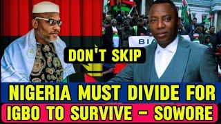 Nnamdi Kanu And Sowore Meeting Exposed: Nigeria Must Divide For Igbo To Survive  #nigeria #biafra