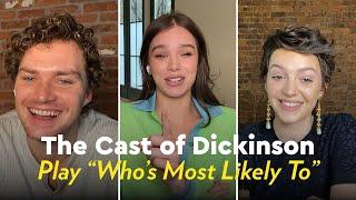 Dickinson Cast Plays "Who's Most Likely To" | POPSUGAR Pop Quiz