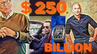 Elon Musk, Bill Gates & Jeff Bezos watch collection 2023 || Growing fashions