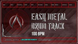 Easy Metal Drum Track 100 BPM | Preset 3.0 (HQ,HD)