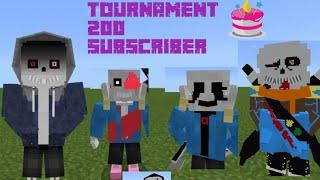 trailer tournament undertale special 200 subscriber /mcpe/mcbe/