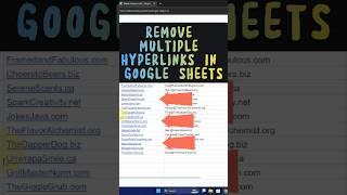 Goodbye, Clicky Cells! Remove Hyperlinks in Google Sheets