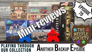 EP 70: Another Backup Episode: Playing through our collection: A board game challenge