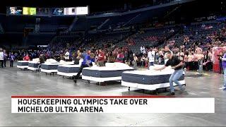 Housekeeping Olympics bring competitive spirit to Las Vegas arena