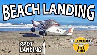 Spot Landing on the Beach: Zenith STOL Sky Jeep