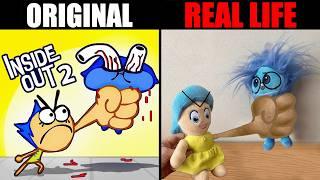 The Big Fail | Best TikToks of Inside Out 2 |  | Original vs Real Life