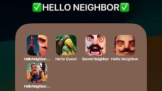 Hello Neighbor, Hello Neighbor Hide & Seek, Hello Neighbor Nicky's Diaries (iPad Pro 2024 M4)