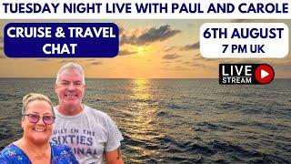 Join Our LIVE Q&A and Chat All About Cruise and Travel!