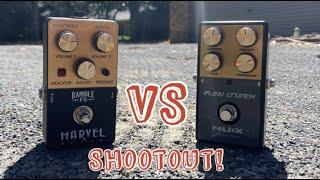 Can the Nux Plexi Crunch stand up to the big boys!? Nux Plexi Crunch vs Ramble FX Marvel Drive