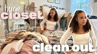 HUGE closet cleanout & organization 2024 | *making room for new fall clothes*