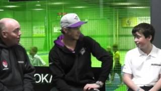 Tim Paine visit's Primary School Indoor Cricketers at the Kingborough Indoor Cricket Centre