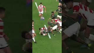 The defensive read and timing #rugby #speed #fast #tackle #rwc2023 #shorts