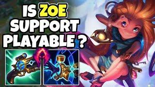 Challenger support tests if ZOE is really an A-tier support - Zoe Support - 14.17 League of Legends