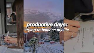 productive days in my life | here’s some motivation