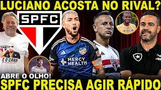 AGORA SIM!!! SPFC PODE TER CRAQUE PARA 2025! RIVAL VAI ATRAVESSAR? FUTURO DE RAFINHA! LUCIANO ACOSTA