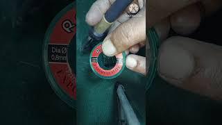 Timah solder 60/40 untuk menyolder komponen elektronik yang matang dan mengkilap