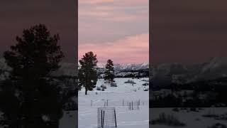 Alpenglow on the Colorado Mountains: A Stunning Sunset