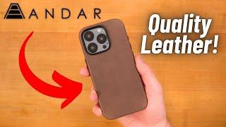 EXCLUSIVE: Andar "The Aspen" Leather iPhone 16 Pro Case REVIEW!