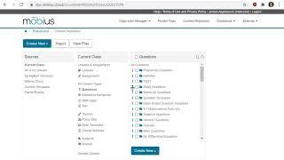 Author a question (Content Repository) | Möbius Video Guides by DigitalEd