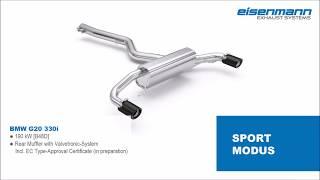 BMW G20 330i - EISENMANN Exhaust Systems - Soundfile mit OPF #2